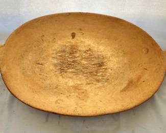 great hand hewn dough tray