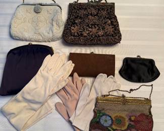 vintage beaded purses