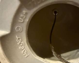 Vintage Haeger lamps