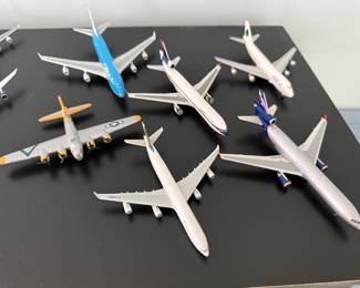 Diecast airplane collection