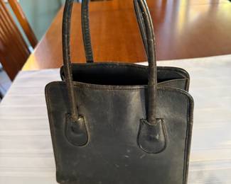 vintage COACH leather handbag