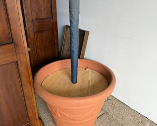 used as a Christmas tree stand