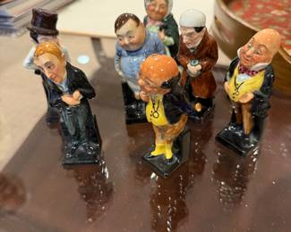 Royal Doulton Charles Dickens figurines 4", set of 6