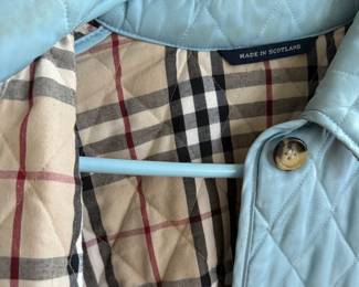 Burberry quilted jacket, M