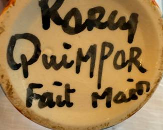Quimper pottery