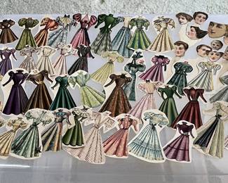 antique paper dolls