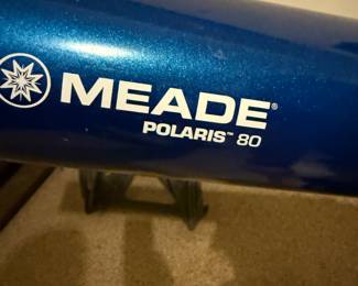 Meade Polaris 80 telescope with tripod (extra eye pieces sold separately)