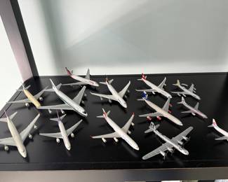 Diecast airplane collection