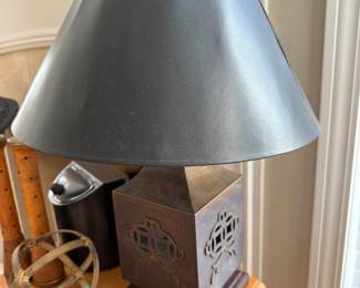 Vintage brass lamp
