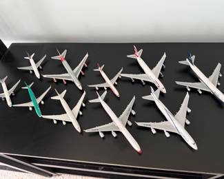 Diecast airplane collection