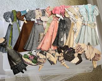 antique paper dolls
