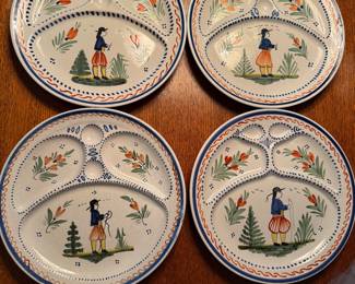 Quimper divided plates