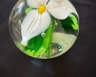 Boyer Paperweight signed