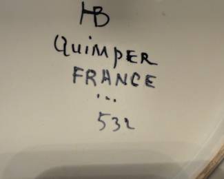 Quimper divided plates
