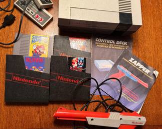 Original NINTENDO console, games & controllers