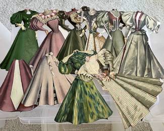 antique paper dolls