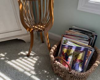 vintage Bentwood plant stand
