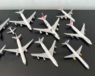 Diecast airplane collection