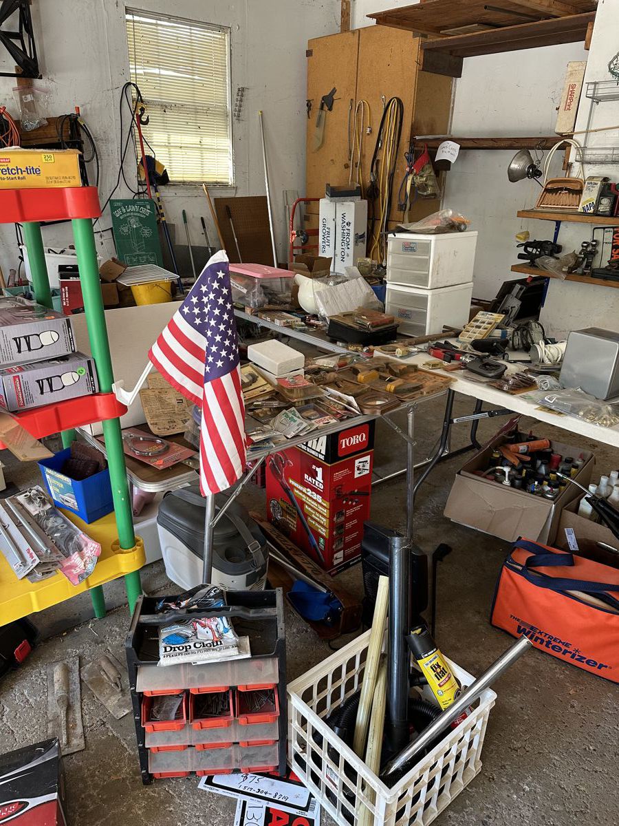 Garage full of tools