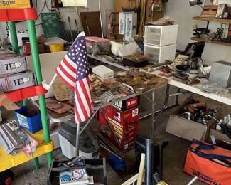 Garage full of tools