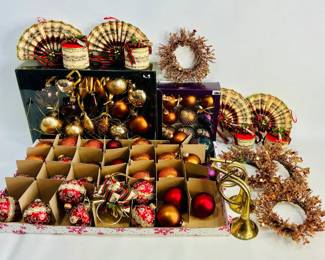 Christmas ornaments galore
