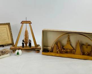 Wooden Christmas decor