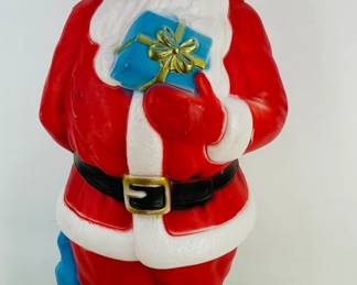 Santa claus snowman blowmold