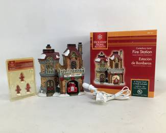 Christmas Village with decor
