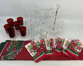Christmas Themed table decor