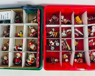 Christmas firefighter themed ornaments