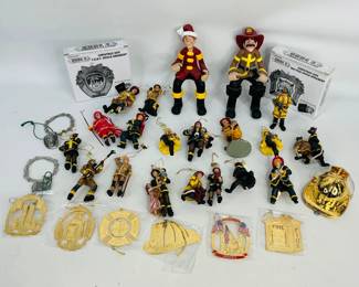 firefighter Christmas ornaments