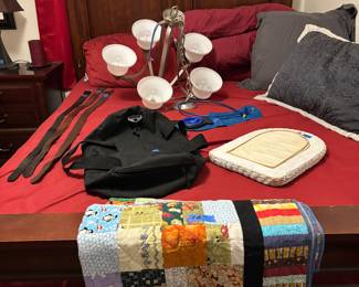 Hand made throw.  