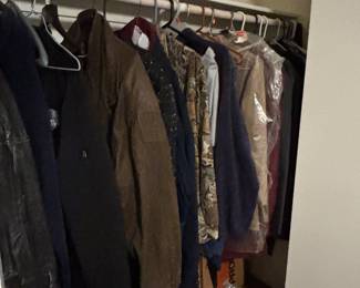 Men’s suits and jackets