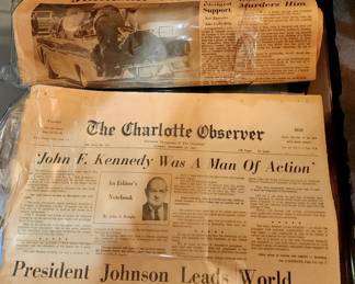 Headlines newspapers in perfect condition