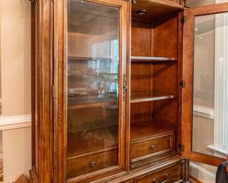Pulask Solid Wood China Cabinet  Originally sold for $2700