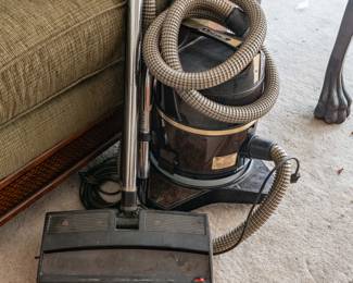 Rainbow E-Series vacuum cleaner.  Uses water filtration technology, HEPA filter from the late 1980's to early 1990's