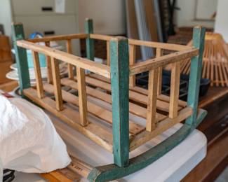 Vintage Rocking Cradle