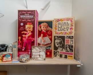 Vintage dolls in box, like new
