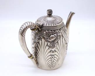 STERLING Antique Small Teapot