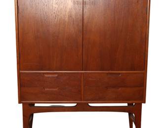 Mid Century Modern Scandinavian Teak Dry Bar - Svestad Bruk Stai - Norway