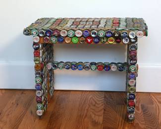 Beer Bottle Cap Fantastic Stool