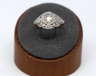 Art Deco Estate Diamond Ring