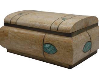 Tessellated Jewelry Box With Inlay
