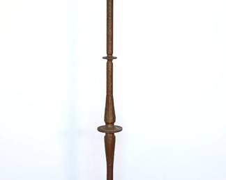 Antique Cast Iron Gilded Planter/Candle Holder