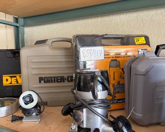 Power tools by porter cable and DeWalt
