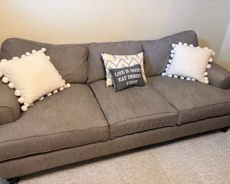 Beautiful condition fabric sofa