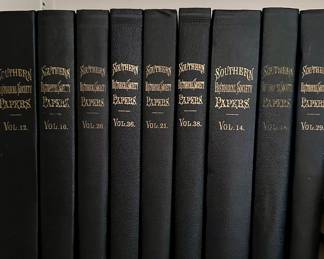 Very Nice Set of Southern Historical Society Vol. 1-51 Books