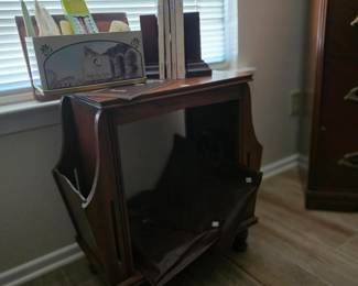 Old Side Magazine Table