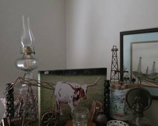 Oil  Lamps Drilling Decor