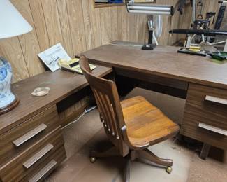 Office Desk and Chair 